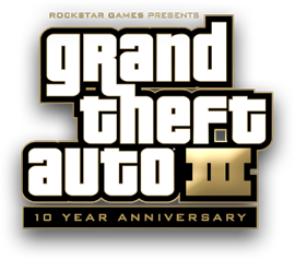 Logo des 10 ans de GTA 3